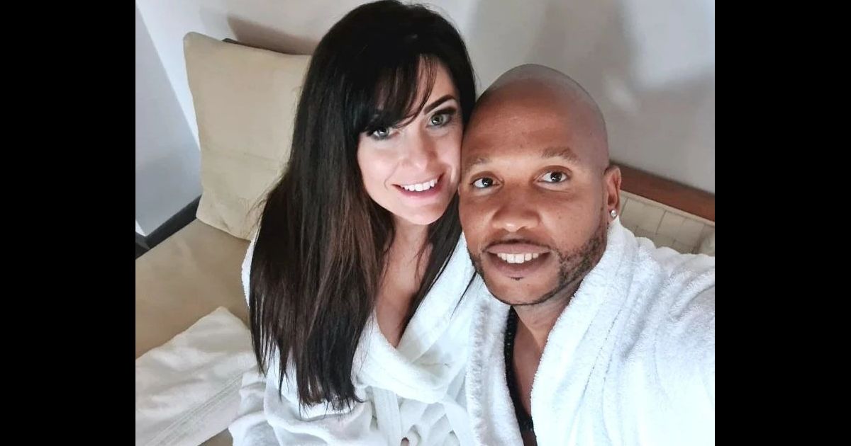 Emilie et Frédérick lors du tournage de Mariés au premier regard
