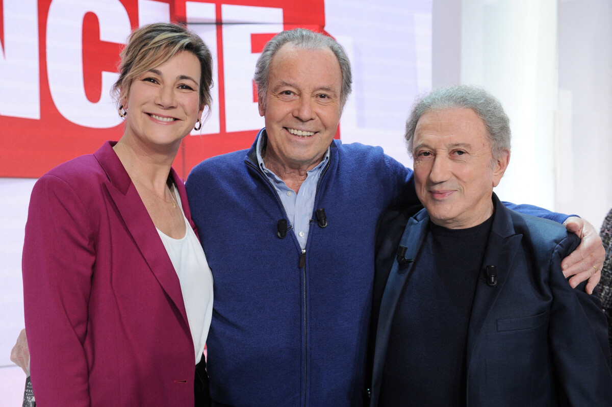 Photo Exclusif Virginie Hocq, Michel Leeb et Michel Drucker