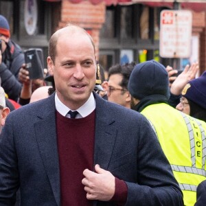 Le prince de Galles William et Kate Catherine Middleton, princesse de Galles, en visite au centre Roca à Chelsea dans le Massachusetts, à l'occasion de leur voyage officiel aux Etats-Unis le 1er décembre 2022.