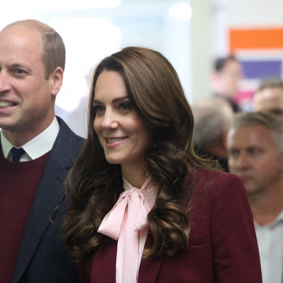 Le prince de Galles William et Kate Catherine Middleton, princesse de Galles - Le prince et la princesse de Galles en visite au centre Roca à Chelsea dans le Massachusetts, à l'occasion de leur voyage officiel aux Etats-Unis. Le 1er décembre 2022
