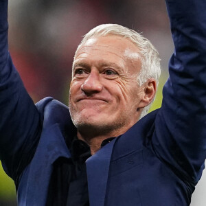 Didier Deschamps - Match de football de quart de finale opposant la France à l'Angleterre lors de la coupe du Monde au stade Al Bayt à Al Khor au Qatar. © Sport Press Photo/Zuma Press/Bestimage