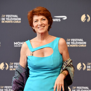 Véronique Genest lors du photocall de la soirée d'ouverture du 58ème festival de Télévision de Monté-Carlo au Grimaldi Forum à Monaco le 15 juin 2018. © Bruno Bebert / Bestimage