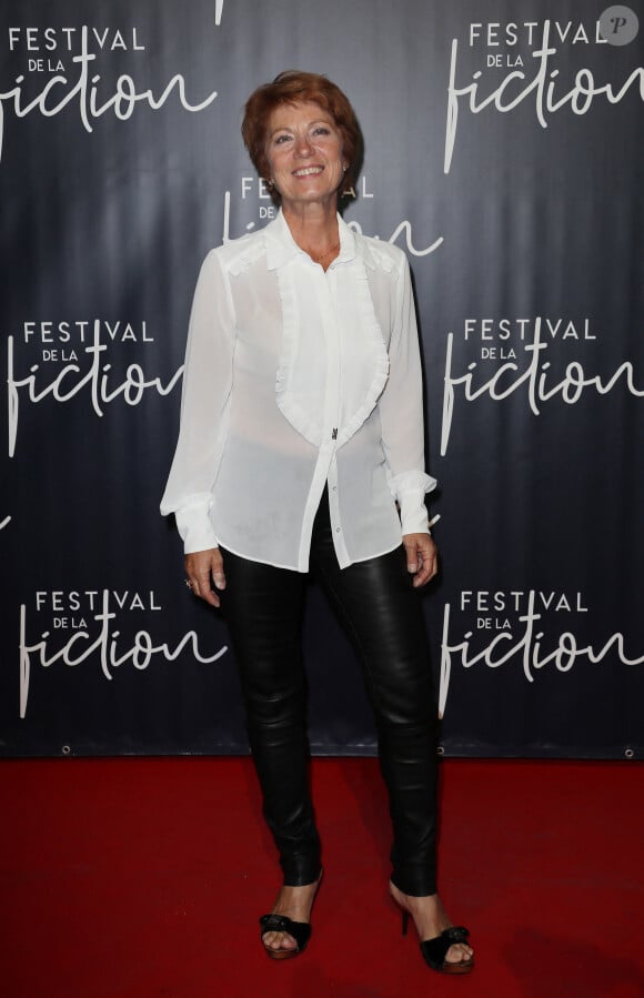 Véronique Genest lors de la cérémonie de clôture du festival international du film de La Rochelle, France, le 15 septembre 2018. © Patrick Bernard/Bestimage