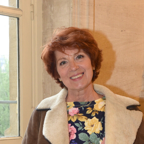 Exclusif - Véronique Genest lors de la soirée ' J'aime Israël ' organisée par l'UEJF ( l'union des étudiants juifs de France ) pour célébrer le 70ème anniversaire de la naissance de l'Etat d'Israël à la Mairie du 3ème arrondissement de Paris, France, le 14 mai 2018. © Erez Lichtfeld/Bestimage