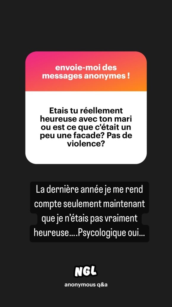 Manon de "The Voice" répond aux questions de ses abonnés, le 10 janvier 2023, sur Instagram