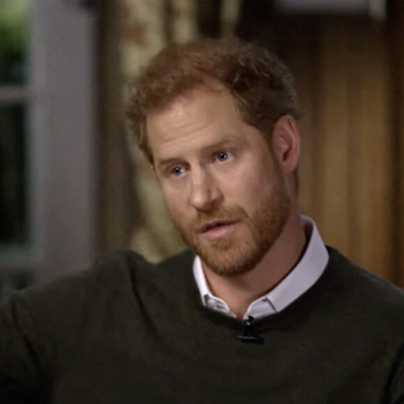 Images de l'émission "60 Minutes" avec le prince Harry. © JLPPA/Bestimage 