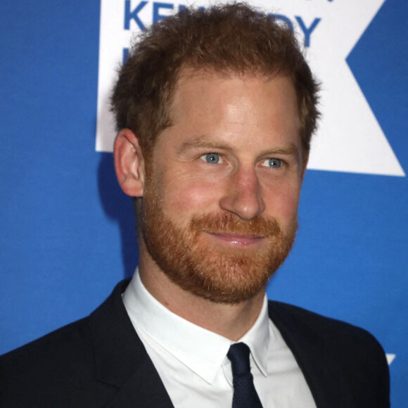 Le prince Harry et Meghan Markle lors du photocall de la soirée caritative Robert F. Kennedy Human Rights à New York le 6 décembre 2022. 