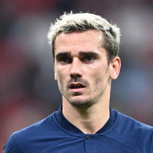 Antoine Griezmann au match de demi-finale opposant la France au Maroc lors de la Coupe du Monde 2022 au stade Al-Bayt, à Doha, Qatar, le 14 décembre 2022. La France a gagné 2-0. © Philippe Perusseau/Bestimage