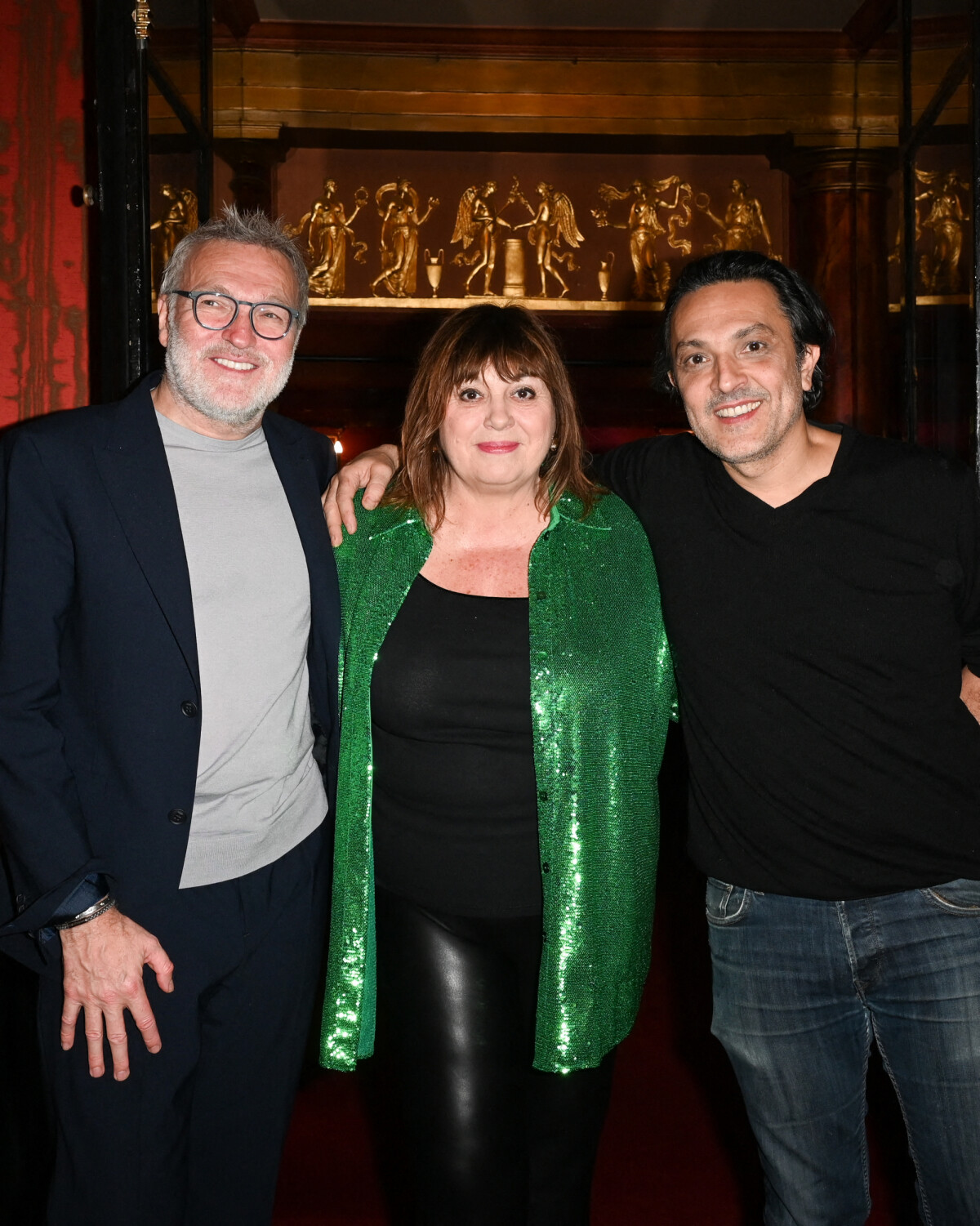 Photo Exclusif Laurent Ruquier Michèle Bernier Et Olivier Sitruk 100ème De La Pièce Je 