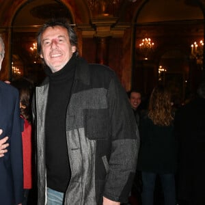 Exclusif - Laurent Ruquier et Jean-Luc Reichmann - 100ème de la pièce "Je préfère qu'on reste ensemble" au Théâtre des Variétés à Paris le 12 janvier 2023. © Coadic Guirec/Bestimage