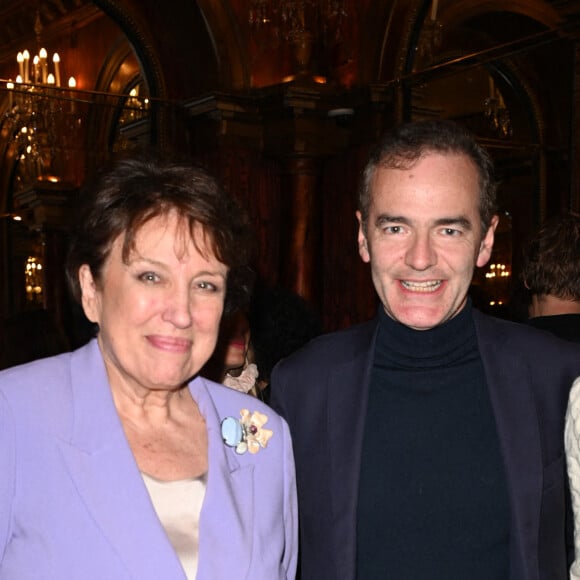 Exclusif - Roselyne Bachelot et Franck Ferrand - 100ème de la pièce "Je préfère qu'on reste ensemble" au Théâtre des Variétés à Paris le 12 janvier 2023. © Coadic Guirec/Bestimage