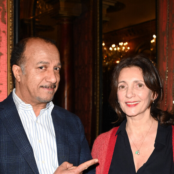 Exclusif - Pascal Légitimus et Valérie Karsenti - 100ème de la pièce "Je préfère qu'on reste ensemble" au Théâtre des Variétés à Paris le 12 janvier 2023. © Coadic Guirec/Bestimage