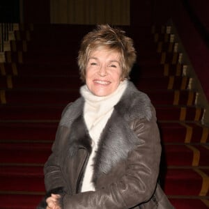 Exclusif - Véronique Jannot - 100ème de la pièce "Je préfère qu'on reste ensemble" au Théâtre des Variétés à Paris le 12 janvier 2023. © Coadic Guirec/Bestimage