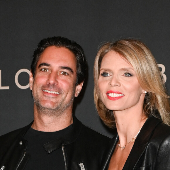 Laurent Schenten et sa femme Sylvie Tellier à la première du film "Babylon" au cinéma Le Grand Rex à Paris, France, le 14 janvier 2023. © Coadic Guirec/Bestimage