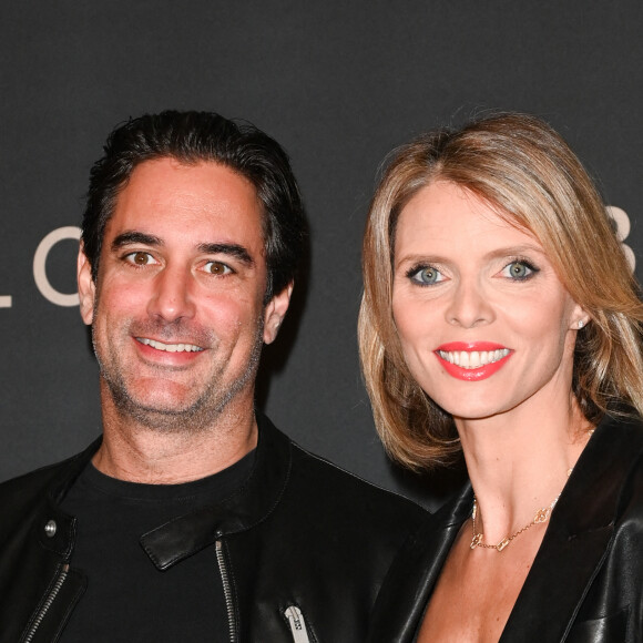 Laurent Schenten et sa femme Sylvie Tellier à la première du film "Babylon" au cinéma Le Grand Rex à Paris, France, le 14 janvier 2023. © Coadic Guirec/Bestimage