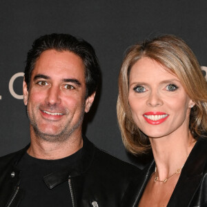 Laurent Schenten et sa femme Sylvie Tellier à la première du film "Babylon" au cinéma Le Grand Rex à Paris, France, le 14 janvier 2023. © Coadic Guirec/Bestimage