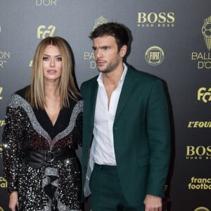 Caroline Receveur et son compagnon Hugo Philip - Cérémonie du Ballon d'Or 2019 à Paris le 2 décembre 2019. © Jeremy Melloul/Bestimage 