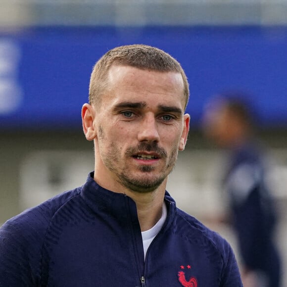 Antoine Griezmann - Entrainement de l'Equipe de France A au Centre National du Football, à Clairefontaine-en-Yvelines.