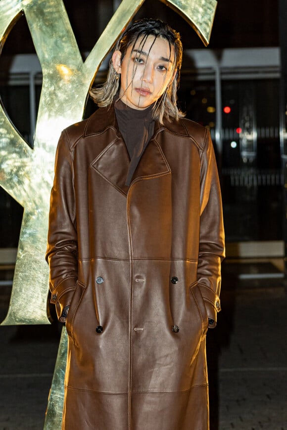 Lee Seung-Joo - Défilé Saint Laurent Homme Automne-Hiver 2023-2024 lors de la Fashion Week à Paris le 17 janvier 2022. © Olivier Borde/Bestimage 