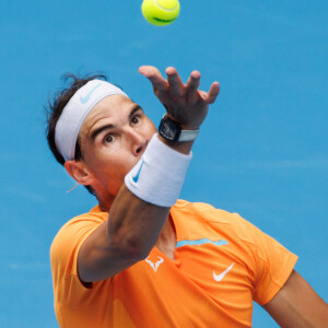 Rafael Nadal face à Jack Draper lors du tournoi de l'Open d'Australie à Melbourne, le 15 janvier 2023. © Sydney Low/CSM via Zuma Press/Bestimage