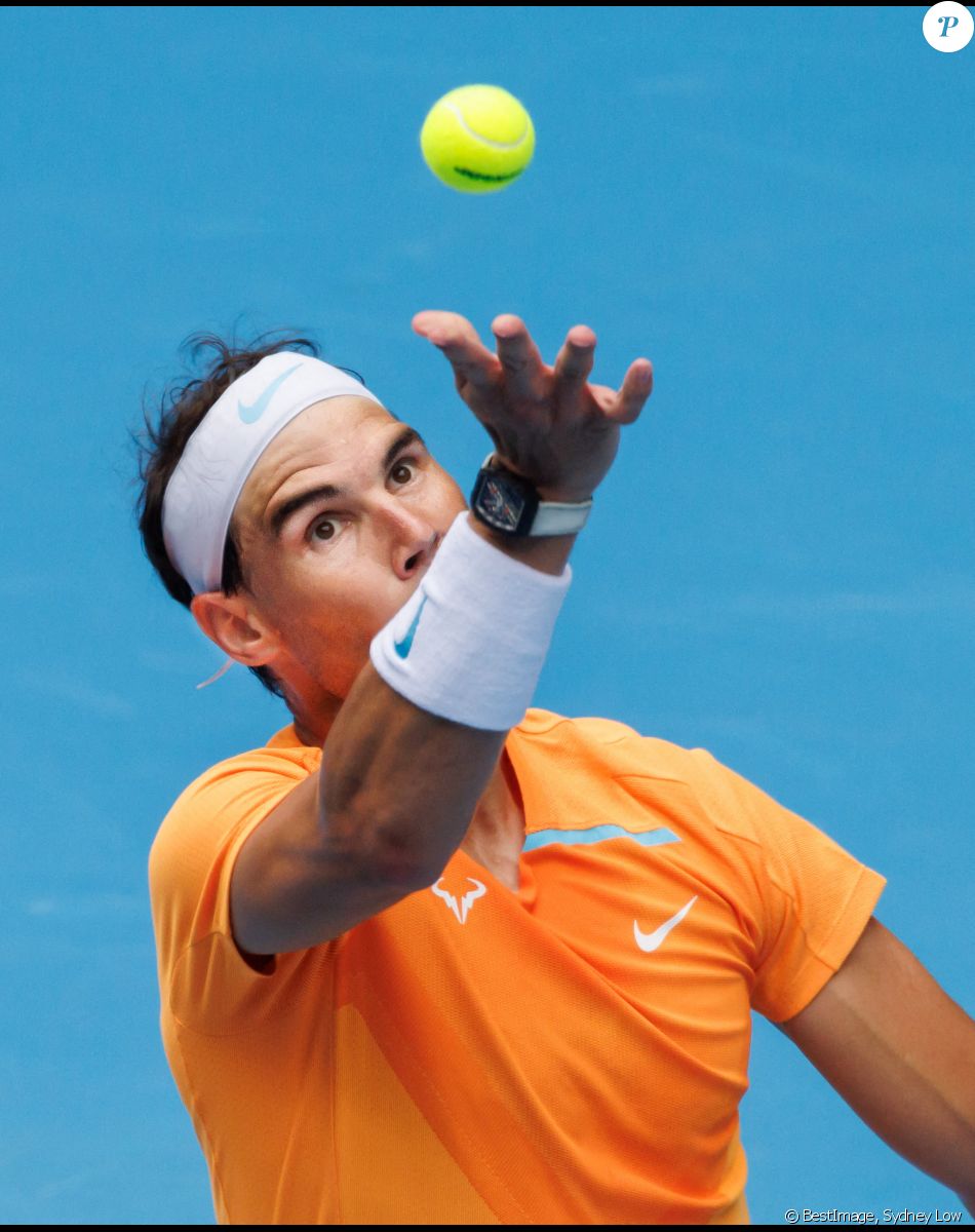 Rafael Nadal face à Jack Draper lors du tournoi de l'Open d'Australie à Melbourne, le 15 janvier 2023. © Sydney Low/CSM via Zuma Press/Bestimage