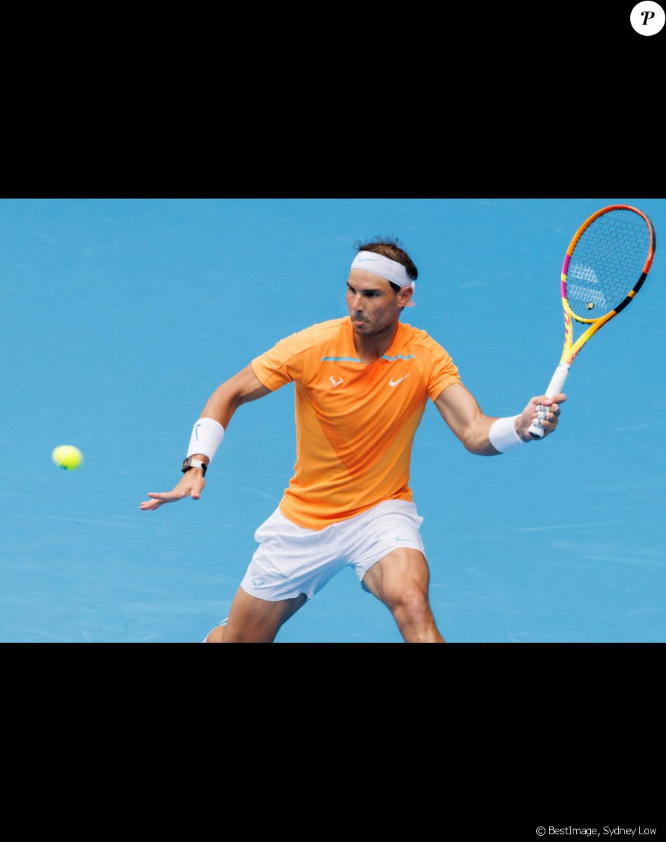 Rafael Nadal face à Jack Draper lors du tournoi de l'Open d'Australie à Melbourne, le 15 janvier 2023. © Sydney Low/CSM via Zuma Press/Bestimage