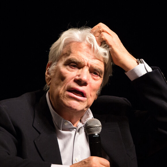 Bernard Tapie donne une conférence "Qui est le vrai Bernard Tapie" au Forum de Liège, Belgique, le 27 septembre 2018 © Alain Rolland/ImageBuzz/Bestimage