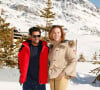 Jamel Debbouze et sa femme Mélissa Theuriau lors du 20ème Festival du film de comédie à l'Alpe d'Huez, France, le 20 janvier 2017. © Christophe Aubert / Bestimage