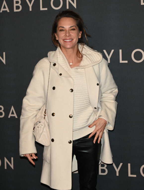 Mélissa Theuriau à la première du film "Babylon" au cinéma Le Grand Rex à Paris, France, le 14 janvier 2023. © Coadic Guirec/Bestimage