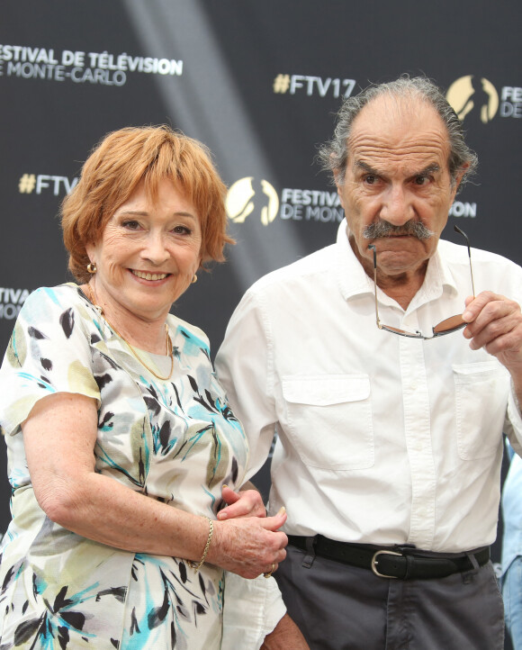 Gérard Hernandez et Marion Game - 57ème Festival de télévision de Monte-Carlo, le 17 juin 2017.