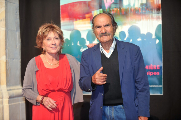 Gérard Hernandez et Marion Game lors de la cérémonie d'ouverture du 15e Festival de la Fiction Tv de La Rochelle, France le 11 septembre 2013.