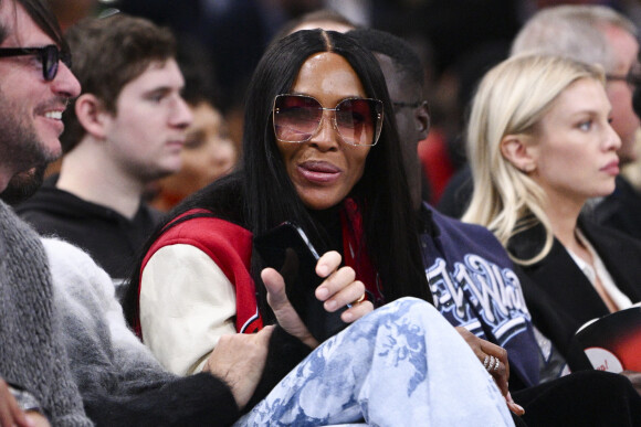 Naomi Campbell - People au match de Basketball Paris NBA 2023 entre les Pistons de Detroit et les Bulls de Chicago à l'Accor Arena Bercy le 19 janvier 2023.