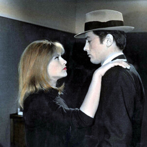 Archives - Nathalie Delon et Alain Delon sur le tournage du film "Le samouraï". 1967  File Photo - Alain Delon