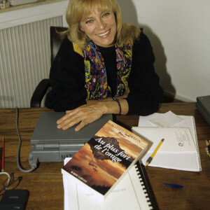 Archives - En France, Nathalie Delon posant le 6 juin 1994. © Alain Canu via Bestimage