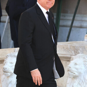 Le Prince Albert II de Monaco aux obsèques du roi Constantin de Grèce à Athènes, le 16 janvier 2023. Photo by Raúl Terrel/Europa Press/ABACAPRESS.COM