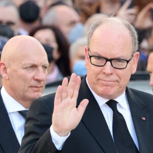 Le Prince Albert II de Monaco aux obsèques du roi Constantin de Grèce à Athènes, le 16 janvier 2023. Photo by Raúl Terrel/Europa Press/ABACAPRESS.COM