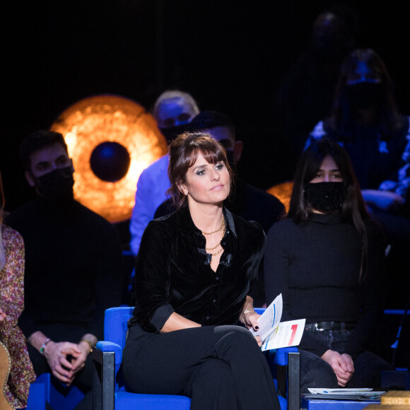 Exclusif - Faustine Bollaert - Enregistrement de l'émission "La Boîte à Secrets", présentée par F.Bollaert et qui sera diffusée le 22 janvier sur France 3. Le 18 janvier 2021 © Tiziano Da Silva / Bestimage 