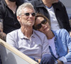 Denis Brogniart et sa femme Hortense dans les tribunes des internationaux de France de Roland Garros à Paris le 30 mai 2022
