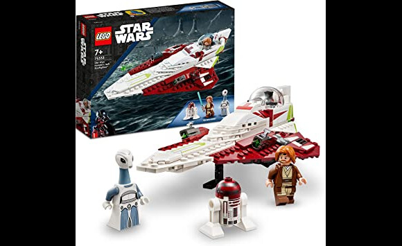 Embarquez pour une folle mission à bord de ce jeu de construction Lego Star Wars Le chasseur jedi d'Obi-Wan Kenobi
