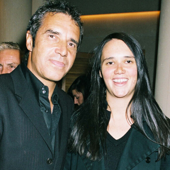 Julien Clerc et sa fille Jeanne Herry à Paris en 2003