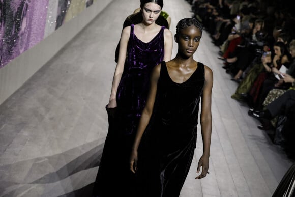 Défilé de mode Haute-Couture Christian Dior au Musée Rodin lors de la Fashion Week Printemps-été 2023 de Paris, le 23 janvier 2023. 