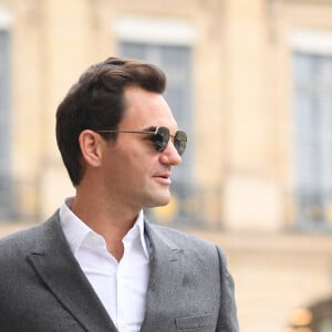 Exclusif - Roger Federer, sa femme Mirka Federer arrivent à l'hôtel Riz après avoir assisté au déilé Chanel Haute Couture printemps / été 2023 lors de la fashion week à Paris le 24 janvier 2023.