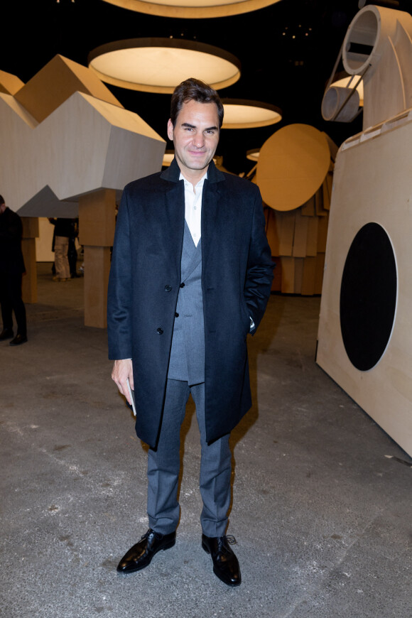 Roger Federer au défilé Chanel Haute Couture printemps / été 2023 lors de la fashion week à Paris le 24 janvier 2023. © Olivier Borde / Bestimage