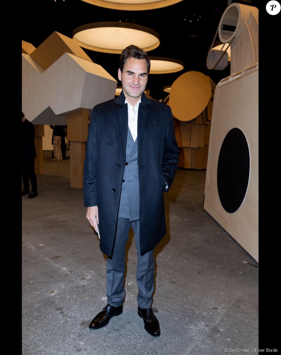 Roger Federer au défilé Chanel Haute Couture printemps / été 2023 lors de la fashion week à Paris le 24 janvier 2023. © Olivier Borde / Bestimage