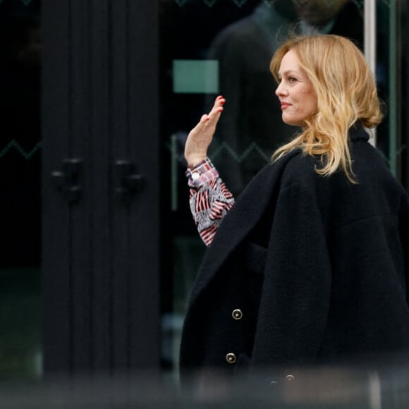 Vanessa Paradis - Défilé Chanel Haute Couture printemps/été 2023 lors de la Fashion week à Paris le 24 janvier 2023. © Christophe Clovis / Veeren / Bestimage