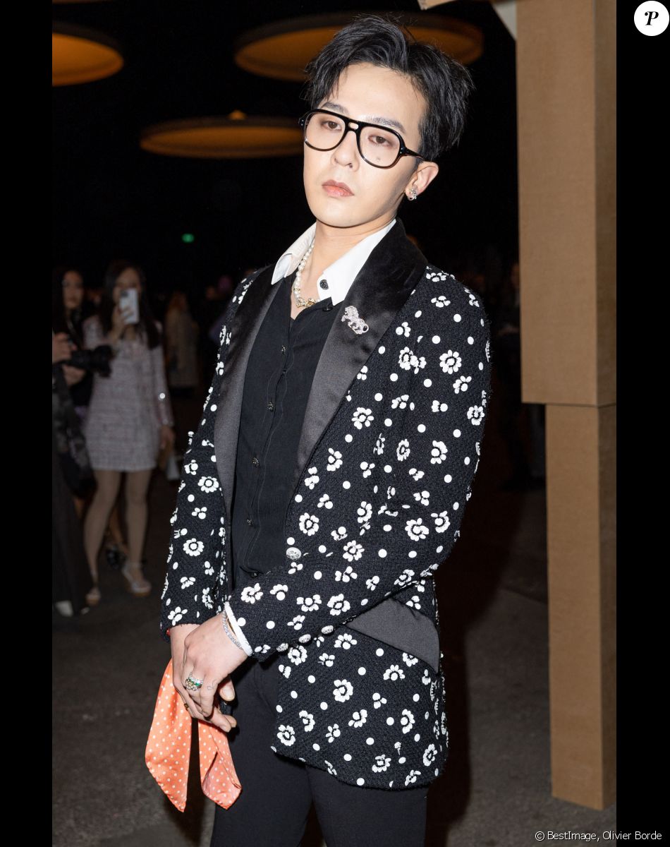G Dragon - Défilé Haute-Couture Chanel au Grand Palais Éphémère lors de la Fashion Week printemps-été 2023 de Paris, le 24 janvier 2023. © Olivier Borde/Bestimage