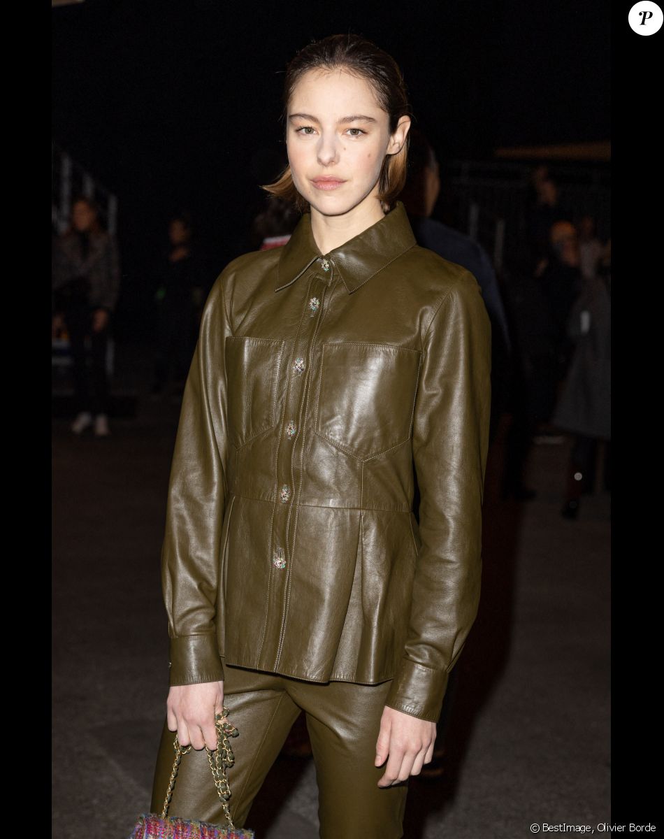 Marion Barbeau - Défilé Haute-Couture Chanel au Grand Palais Éphémère lors de la Fashion Week printemps-été 2023 de Paris, le 24 janvier 2023. © Olivier Borde/Bestimage
