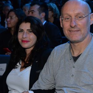 Bernard Laporte et sa femme Manon Laporte Sieraczek - People lors de la finale du BNP Paribas masters entre Novak Djokovic et Andy Murray à l'Accor Hotels Arena à Paris le 8 novembre 2015. © Veeren / Bestimage