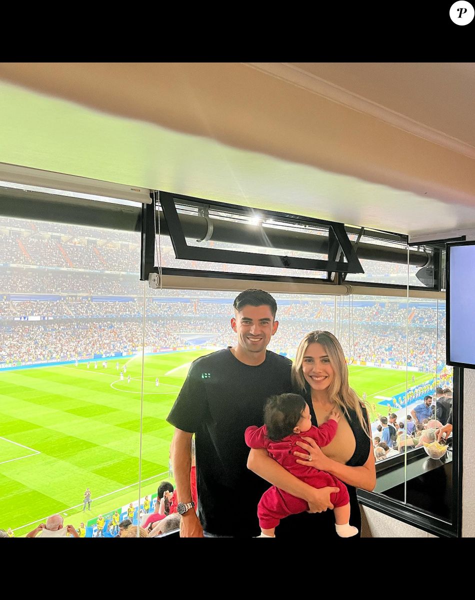 Enzo Zidane emmène sa fille Sia voir un match du Real Madrid pour la première fois.