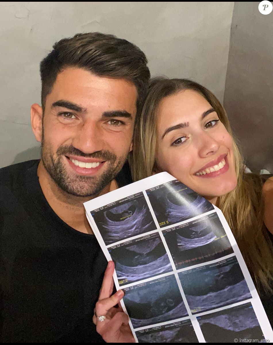 Enzo Zidane, le fils aîné de Zinédine Zidane, annonce qu'il va devenir papa. Sa fiancée Karen Gonçalves est enceinte de leur premier enfant. 29 janvier 2022.